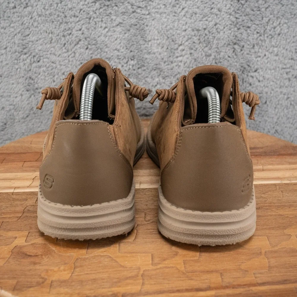 Skecher Men's Melson Ramilo Slip On Boat Shoes Brown #210107 Size 9.5